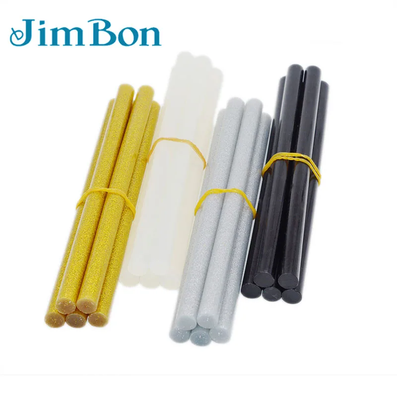 JimBon 10 шт. 11 мм x 200 мм палочки термоклея для клеевого пистолета клейкий альбом инструмент для ремонта DIY Искусство ремесло ручной инструмент для сплава 4 цвета