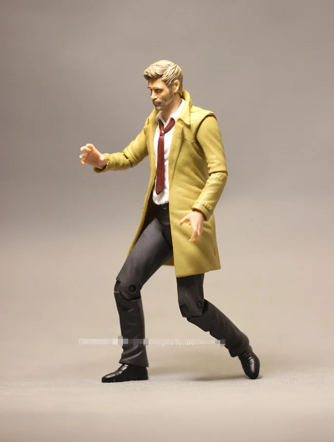 Коллекционные вещи постоянного тока, набор для гаража, 6 дюймов, DC Constantine Hellblazer, шарниры, кукла, фигурка, Коллекционная модель, свободная игрушка