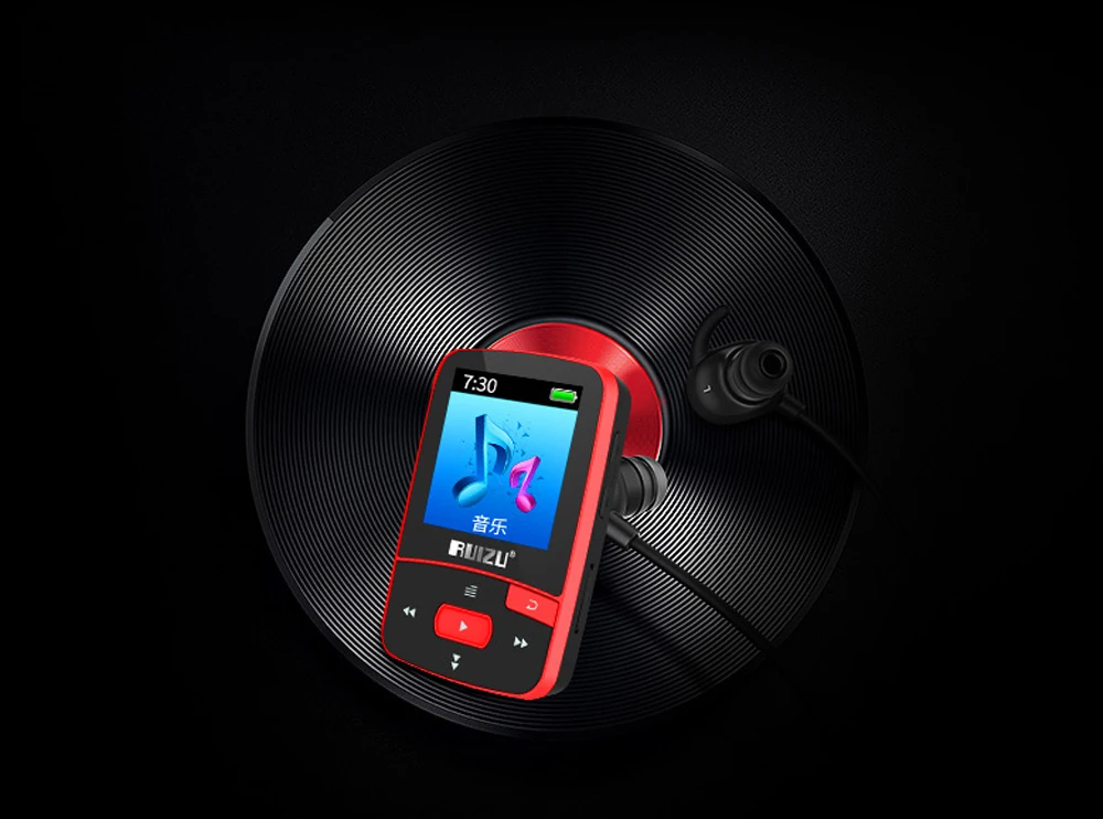 Спортивный Аудио Мини Bluetooth Mp3 плеер, музыкальный аудио Mp 3 Mp-3 с радио цифровым Hi-Fi экраном Fm Flac Usb 8 Гб без потерь