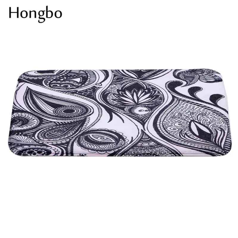 Hongbo 1 шт. новый ковер для детской комнаты темные Перья павлина домашние спальни