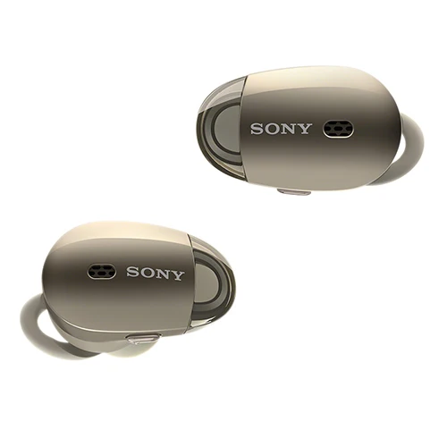 gold SONY WF-1000X беспроводные Bluetooth наушники с шумоподавлением стерео музыка Спорт аудио наушники с микрофоном NFC для смартфонов iPhone - Цвет: gold