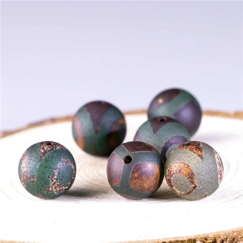 Натуральный камень для ювелирных украшений зеленые сердолические бусины из