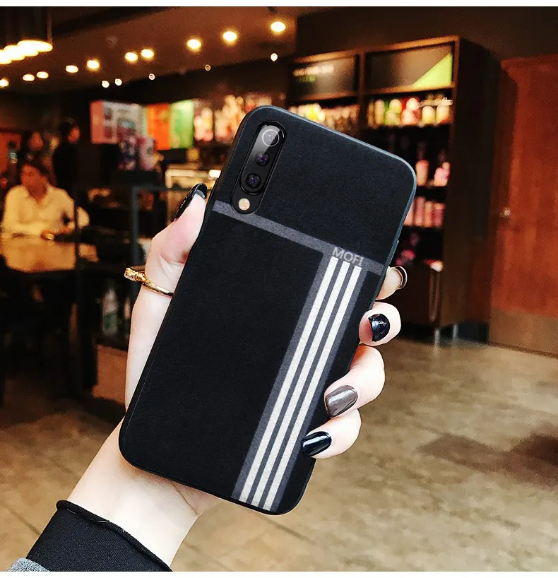 For Xiaomi Mi9 Se Case Cover For Xiaomi Mi9 Case Back Cover Sport Exercise Stripe Pattern Yellow For Xiaomi Mi 9Se Case