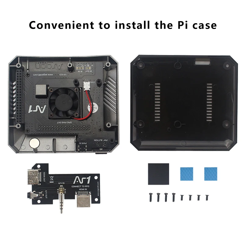 For Raspberry Pi 3 Aluminum Case Silver Customized Metal Box Enclosure compatible with Model B 3B Plus | Компьютеры и офис