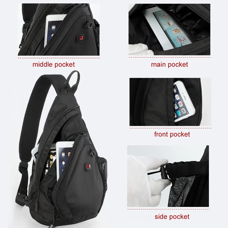 Мужские и женские сумки мессенджеры BALANG брендовые дизайнерские унисекс для