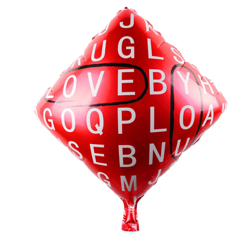 Воздушный шар с дизайном любовь оптовая продажа вечерние шары в форме сердца на