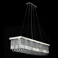 modern led pendant lights lamps lighting fixtures with clear crystal for indoor hotel led kingdom lighting