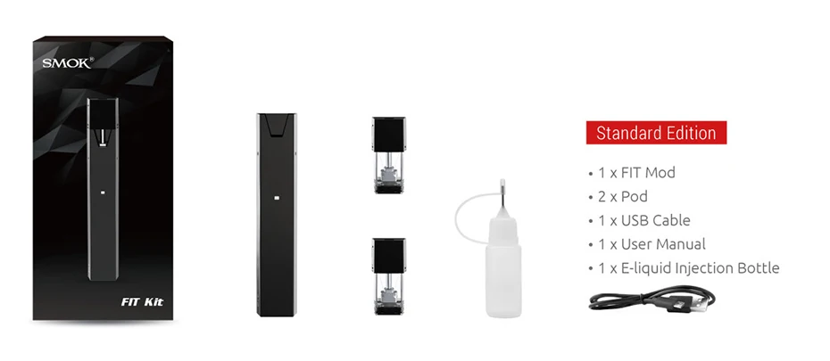 Электронная сигарета smok Vape fit kit электронная ego aio elektronik Vaper VS pico испаритель S91|electronic