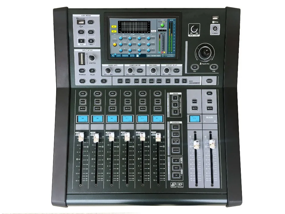 Swiftautoid SA DM9000 Pro DJ 18 канальный многофункциональный микшер контроллер с WIFI/Bluetooth + USB