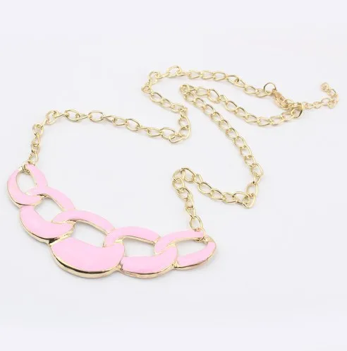 2017 мода ожерелье ZA женщины Бренд 2015 эмаль для губ сплава | Украшения и аксессуары