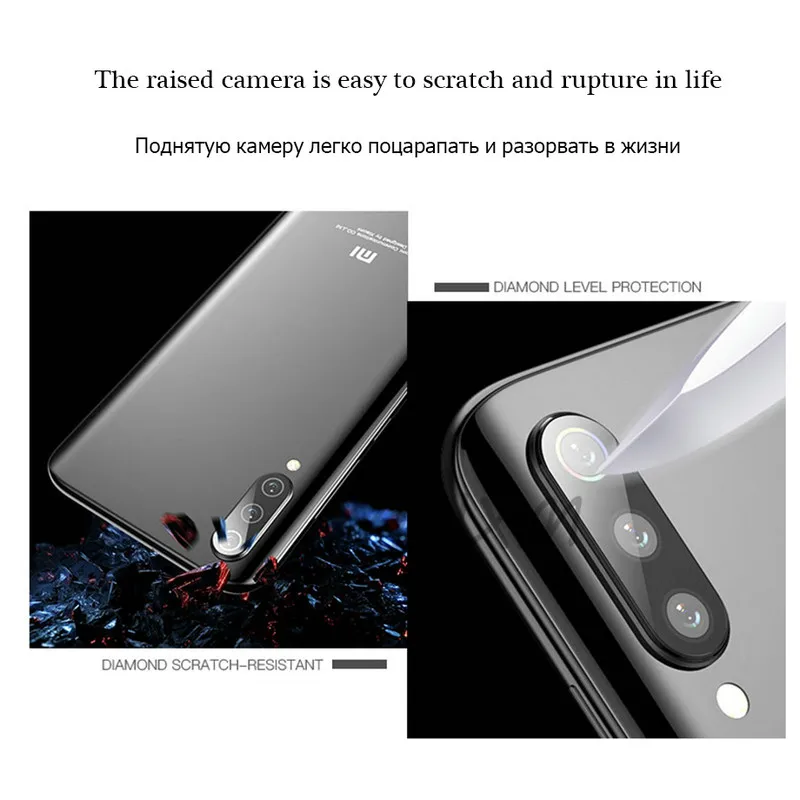 2 шт. защитная пленка для объектива камеры Xiaomi Mi 9 Mi9 SE закаленное стекло