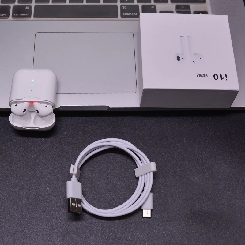 I10 наушники вкладыши TWS Bluetooth 3D бас Беспроводной 5 0 бинауральные вызова гарнитура