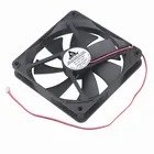 Gdstime 10 шт. двойной шар 140x140x25 мм 12 В DC Бесщеточный Охлаждающий вентилятор 140 мм x 25 мм 14 см корпус ПК CPU Радиатор 2Pin 14025B