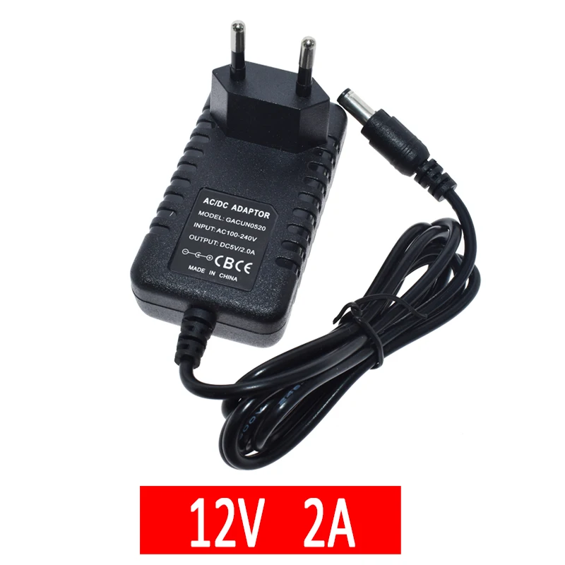 100-240V AC к DC постоянного тока, адаптер питания зарядное устройство адаптер 5В 9В 12В, 1A 2A 3A 0.5A ЕС Штекер 5,5 мм x 2,5 мм разъем Micro USB для Arduino
