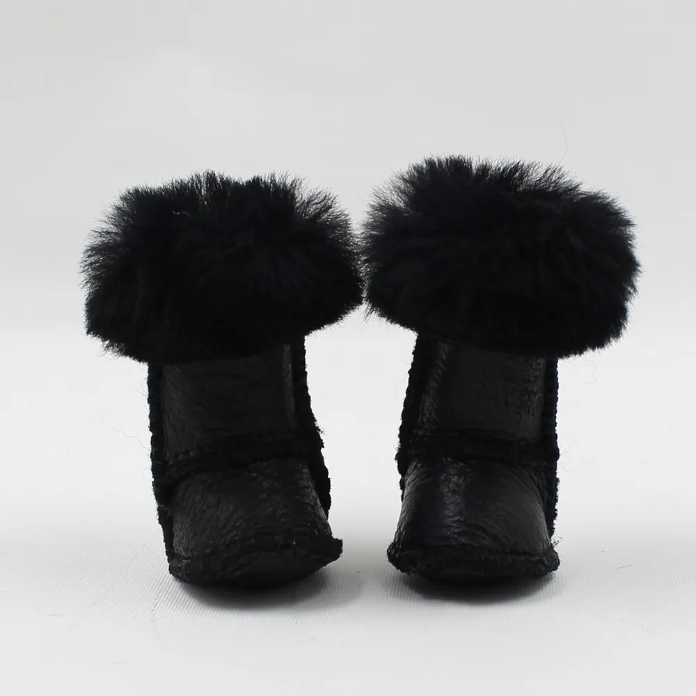 Blyth кукла ледяная игрушка обувь теплые кожаные зимние сапоги