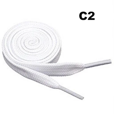 C2 1 пара/лот 50/80/100/120 см Lacci Scarpe на завязках плетеная Сумка нейлоновые Сникеры на плоской подошве Shoeslace для обуви Diy ремесла для взрослых детская шнуровка - Цвет: C2