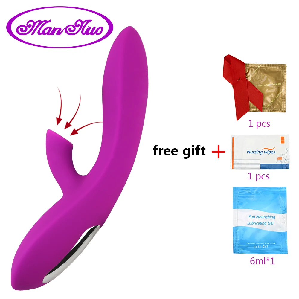 Man nuo G Point Clitoris Vibrator Sex Toys for Women Clit Sucker Nipple Sucking 12 Vibration USB Charger Massager + free gift | Красота и