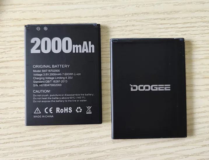 B-TAIHENG BAT18702000 Батарея Для Doogee X50 мобильный телефон 2000 мА/ч высокое качество |