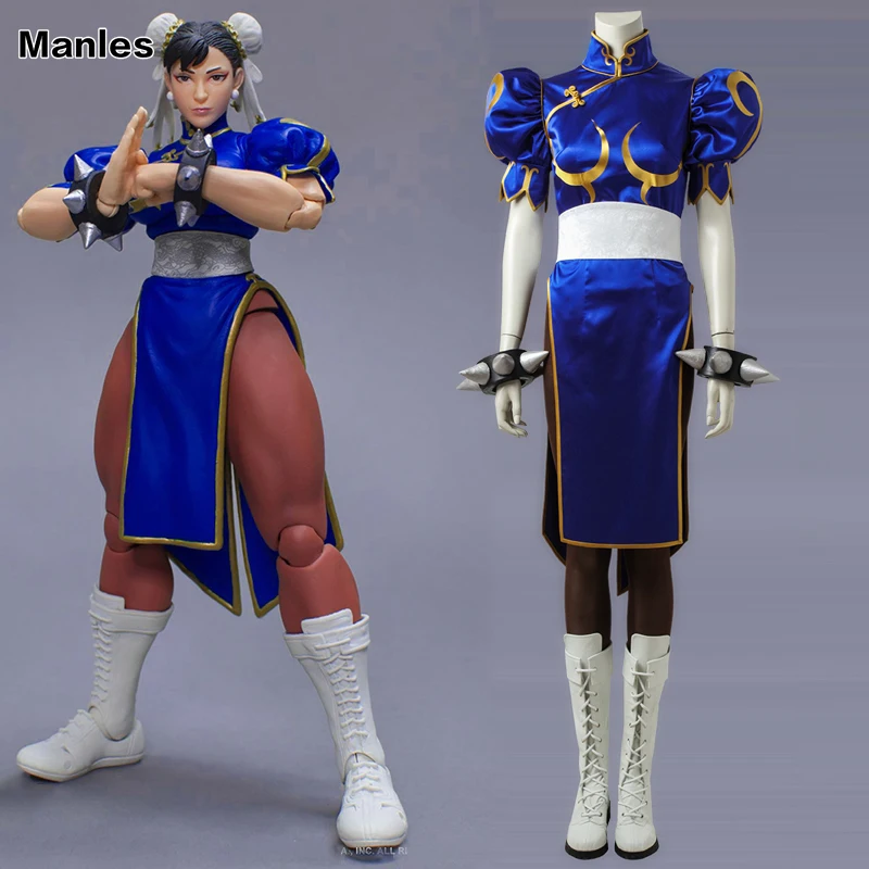 Fighter V cosplay Chun-Li костюм горячее игровое снаряжение необычное карнавальное платье для косплея весь комплект Женский взрослый женский индивидуальный заказ
