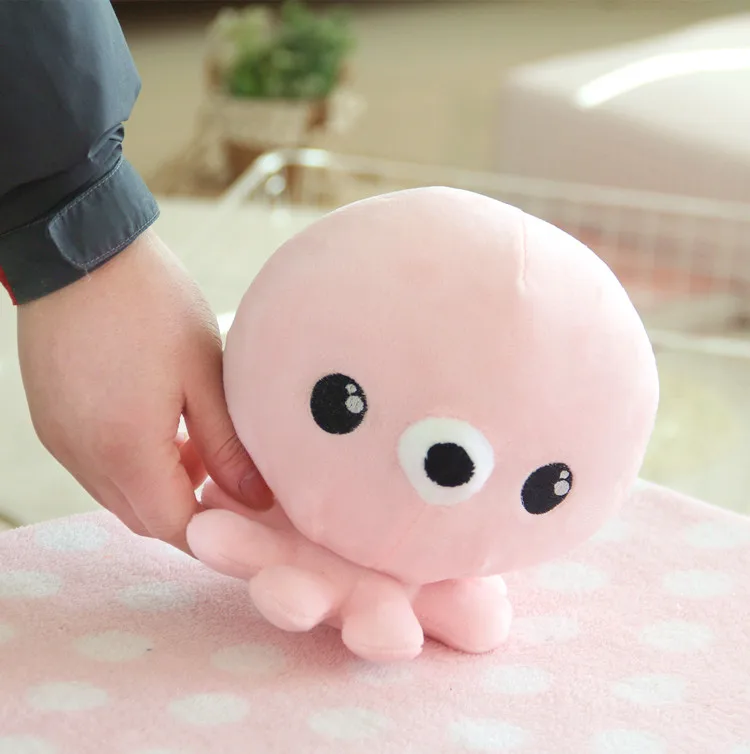 20 см легенда о фон с изображением побережья голубого моря Розовая кукла Осьминог