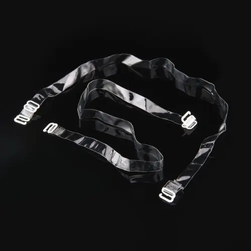 Рождество 1 пара регулируемая невидимый прозрачный ясно бюстгальтер ремни 1.0 см |