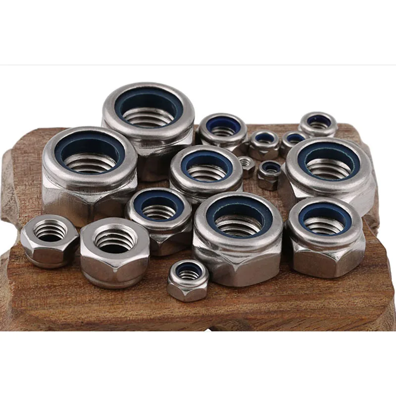 Stainless Steel LocKnut 316 Lock Nut Non-Slip M2M2.5M3M4M5M6M8M10M12 10 Pcs | Обустройство дома