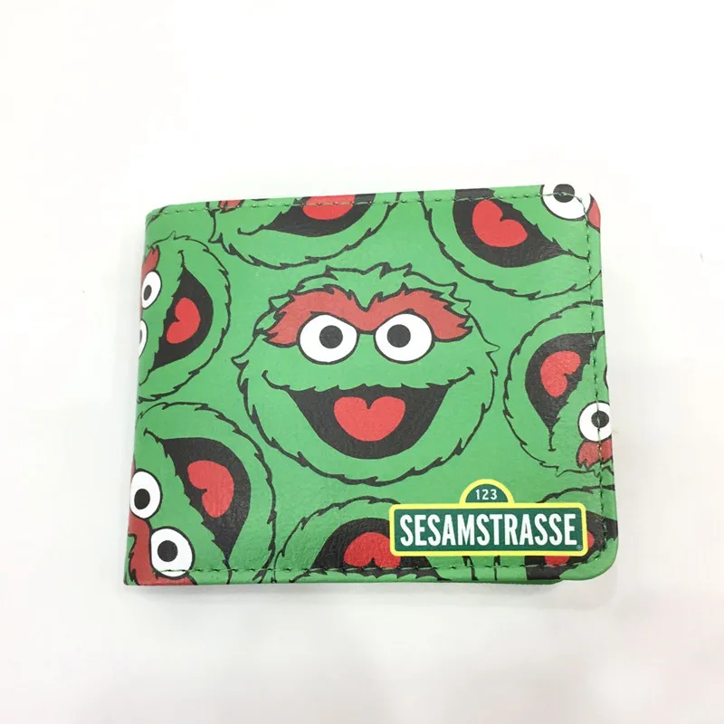 Анимированные Мультяшные периферийные ELMO Улица Сезам Элмо милые студенческие 20% короткий кошелек из искусственной кожи