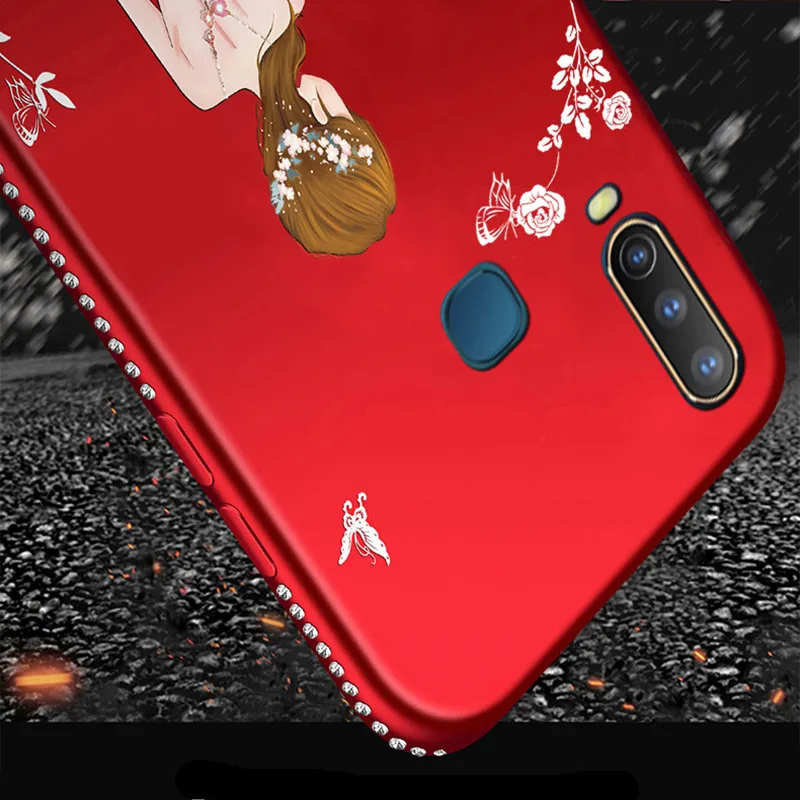 Роскошный Ударопрочный силиконовый чехол Vivo Y17 для Y3 Y12 Y15 X27 V11 V11i V15 S1 Y81 Y71 Goddess Shell |
