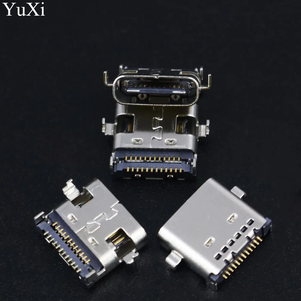 Высокоскоростной интерфейс передачи данных YuXi 1 шт. micro 3 usb 24pin USB Тип C мама разъем
