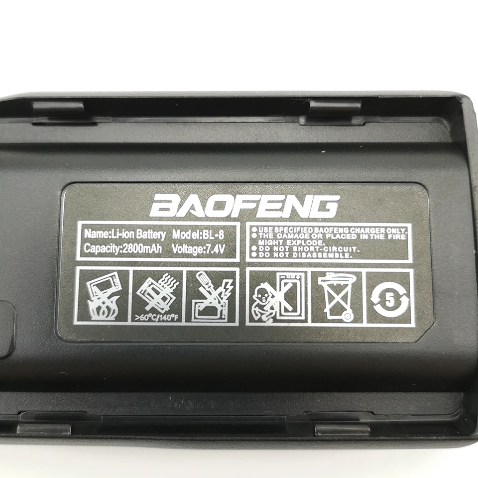 1/2 шт. Baofeng UV-82 UV-8D литий-ионный аккумулятор Батарея 7,4 V 2800 мА/ч, BL-8 иди и болтай Walkie Talkie Pofung UV 82 двухстороннее радио аксессуары UV82