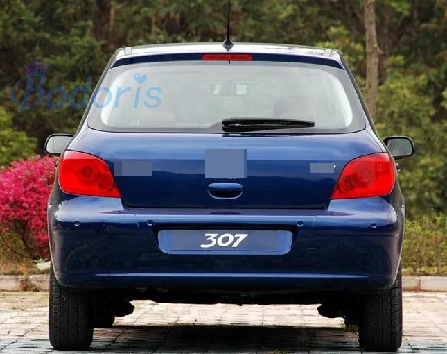 Хромированная крышка ручки багажника для хэтчбека Peugeot 307 2001 2002 2003 2004 2005 2006