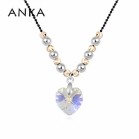 anka pendant high quality heart crystal necklaces hot sale for women gift nickel free lead free crystals from austria 107139