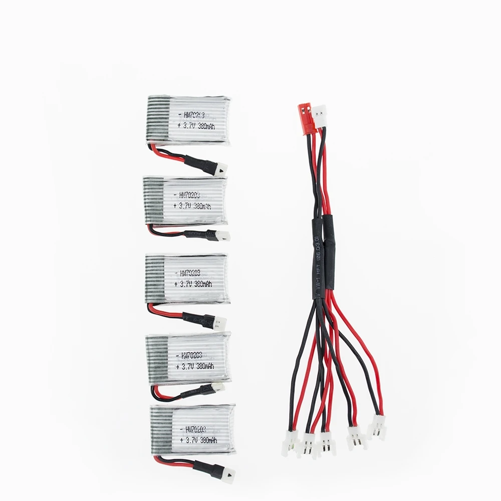 Литий-полимерный аккумулятор 5 в 1 3 7 мА · ч для E20 H107C H107L H107 U816 V252 Hubsan JXD 380 Wltoys V939 шт. |