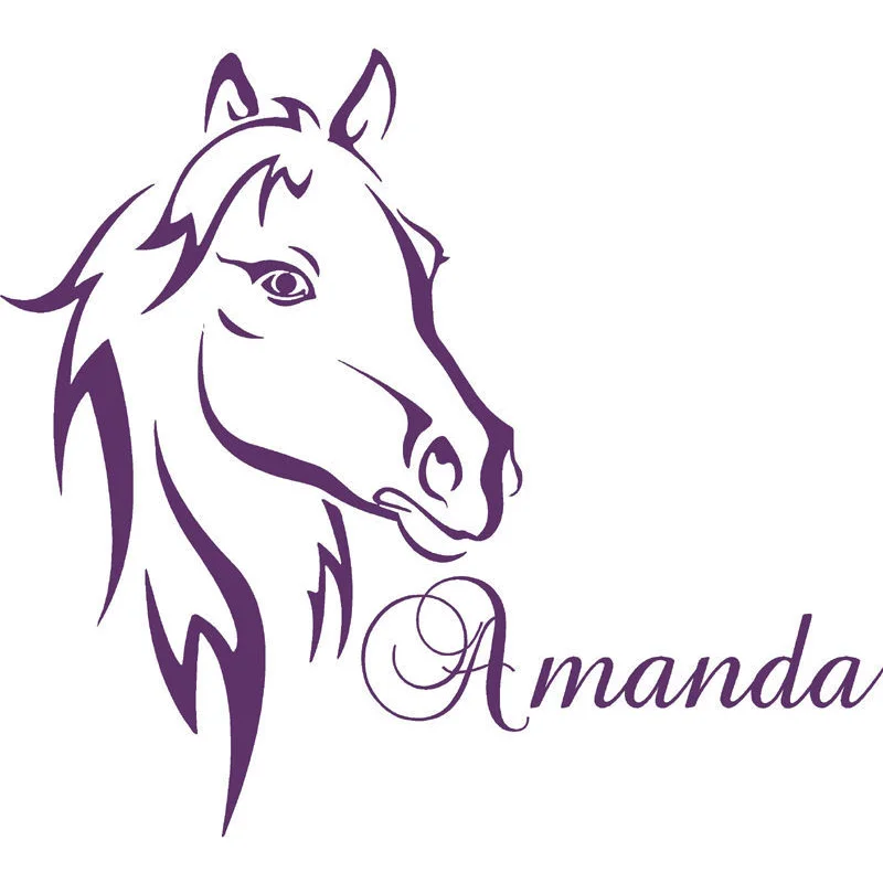 Горячая Распродажа новые наклейки на стену с именем заказ | Дом и сад