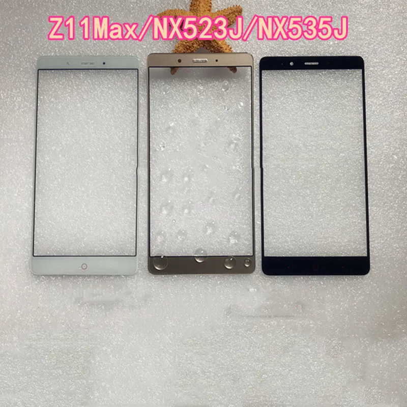 

For Nubia Z11 Max NX523J NX535J Touch Panel Screen Digitizer Glass Sensor Touch Panel Without Flex Protector Oleophobic Coating