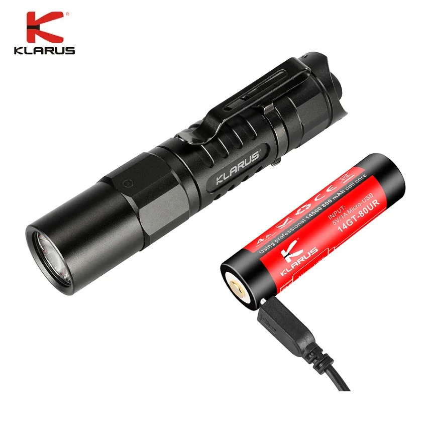 Oiginal Klarus XT1A светодиодный фонарик CREE XP L HD V6 1000 люмен тактический компактный ручной