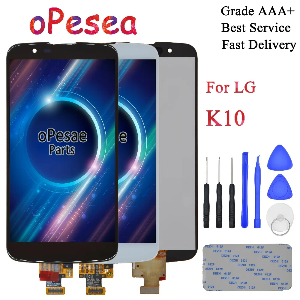 OPesea 5 3 &quotдля LG K10 LTE K420N K430 K430DS K410 ЖК дисплей кодирующий преобразователь сенсорного