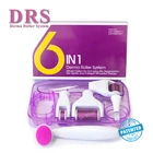 Набор микроигольчатых роликов для кожи вокруг глаз 6 в 1, микроигольчатый ролик для омоложения кожи вокруг глаз для кожи, лица и тела