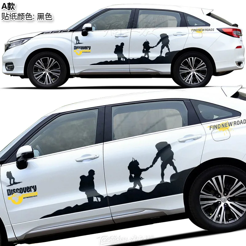 Для Honda CR-VUR-V наклейки для автомобиля украшение для тела модификация CR-VUR-V внешний вид украшение китайская живопись чернильная живопись