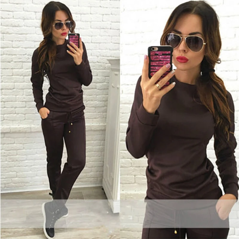 Новый женский однотонный спортивный костюм из 2 предметов толстовка с капюшоном