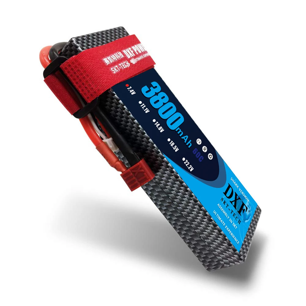 DXF 3800mAh Lipo 60C-120C 2S 7 4 V HardCase литиевая батарея Высокая мощность ПВХ корпус качество lipo
