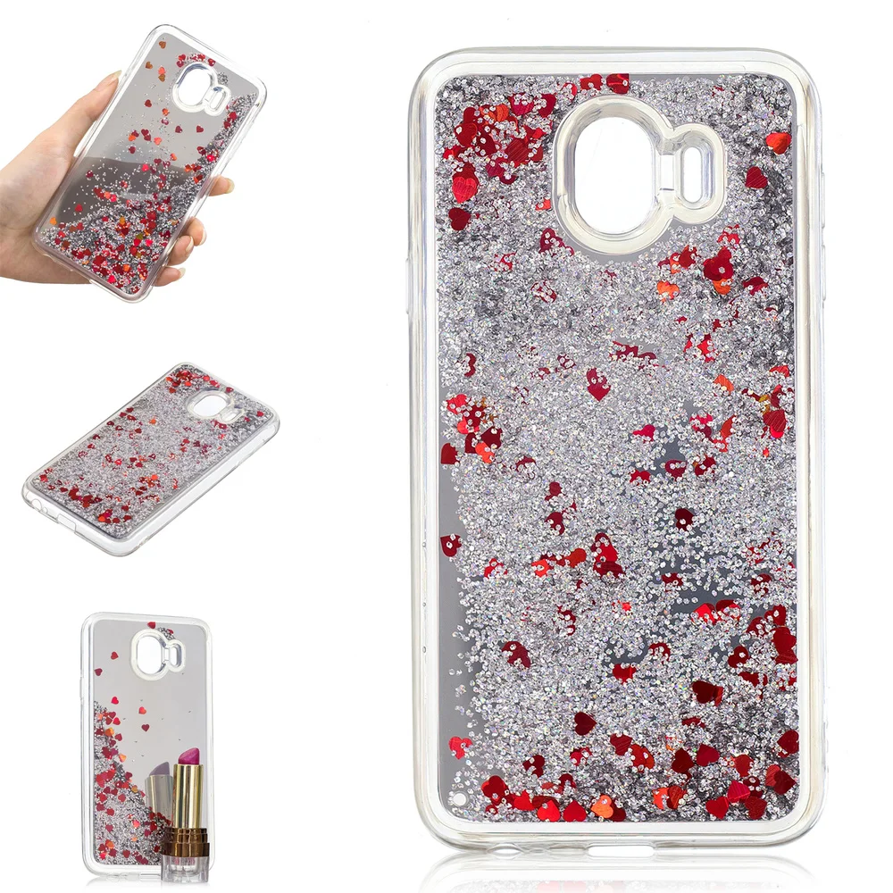 Bling Quicksand зеркальный чехол для Samsung Galaxy A3 A5 J3 J5 2017 J2 Prime Pro S7 Edge A6 S8 S9 Plus A8 J4 J6 J8 2018 Note