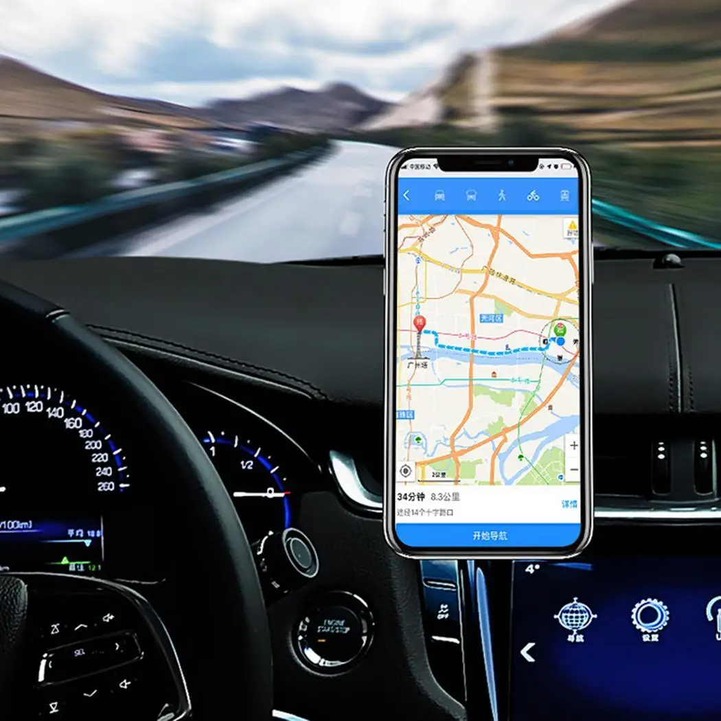 Мини Вращающийся на 360 градусов Магнитный держатель для телефона GPS