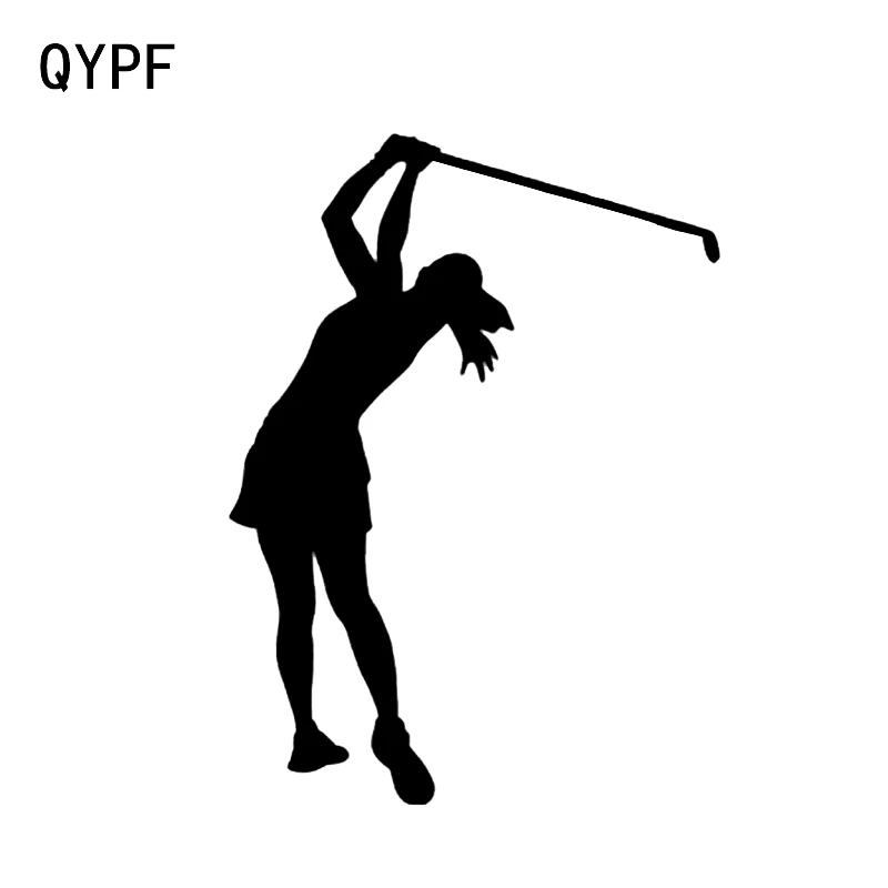 QYPF 11 3*15 4 см Модный женский виниловый спортивный декор для гольфа автомобильная