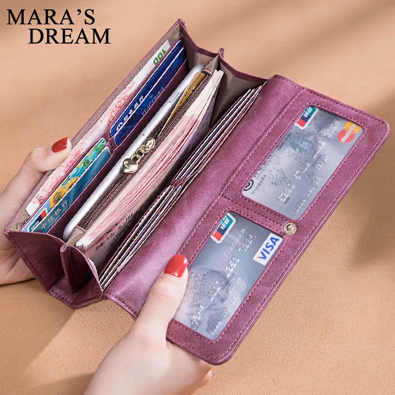 Кошелек Mara's Dream женский из натуральной кожи дамские бумажники с бабочкой