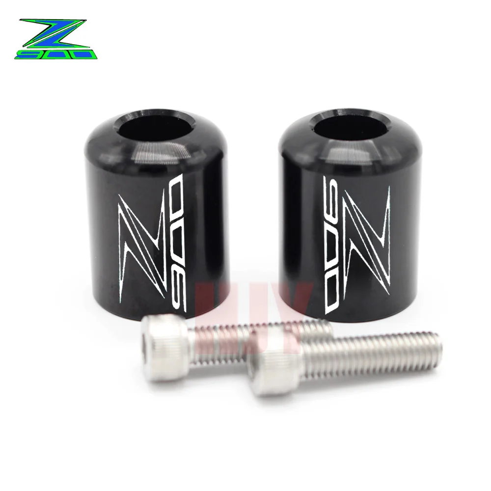 For KAWASAKI Z 900 2017 Motorcycle accessories CNC Knobs Grip Cap Bar End Caps LOGO (Z900) | Автомобили и мотоциклы