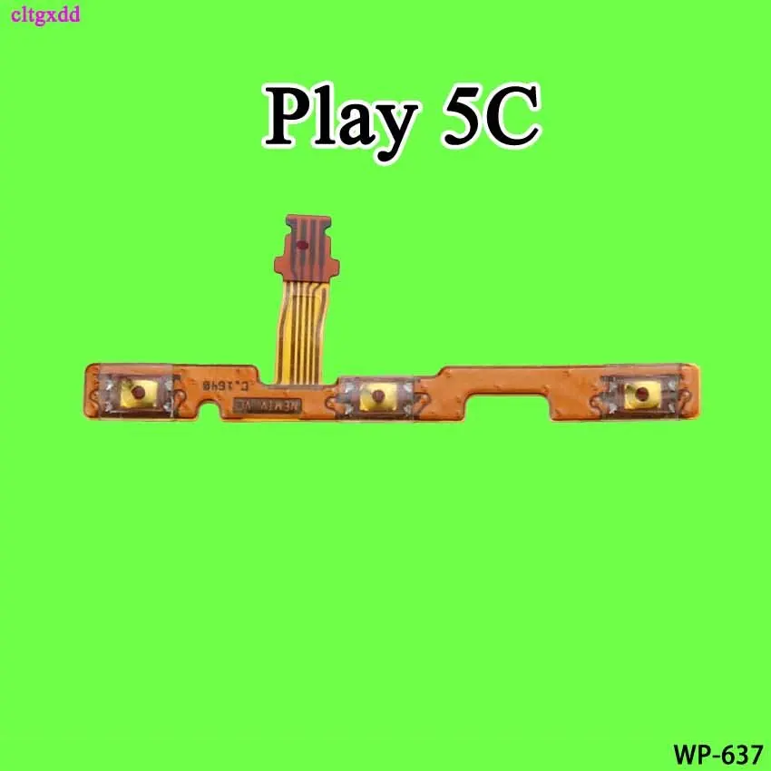 for Play 5C Cltgxdd для huawei Honor Play 5A 6 7 Play 5C 5X 6A 6X 7A 7C 7X кнопки включения/выключения питания и громкости гибкий кабель - Color: for Play 5C