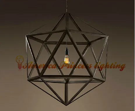 Железная настольная лампа для кафе промышленная Минималистичная Люстра