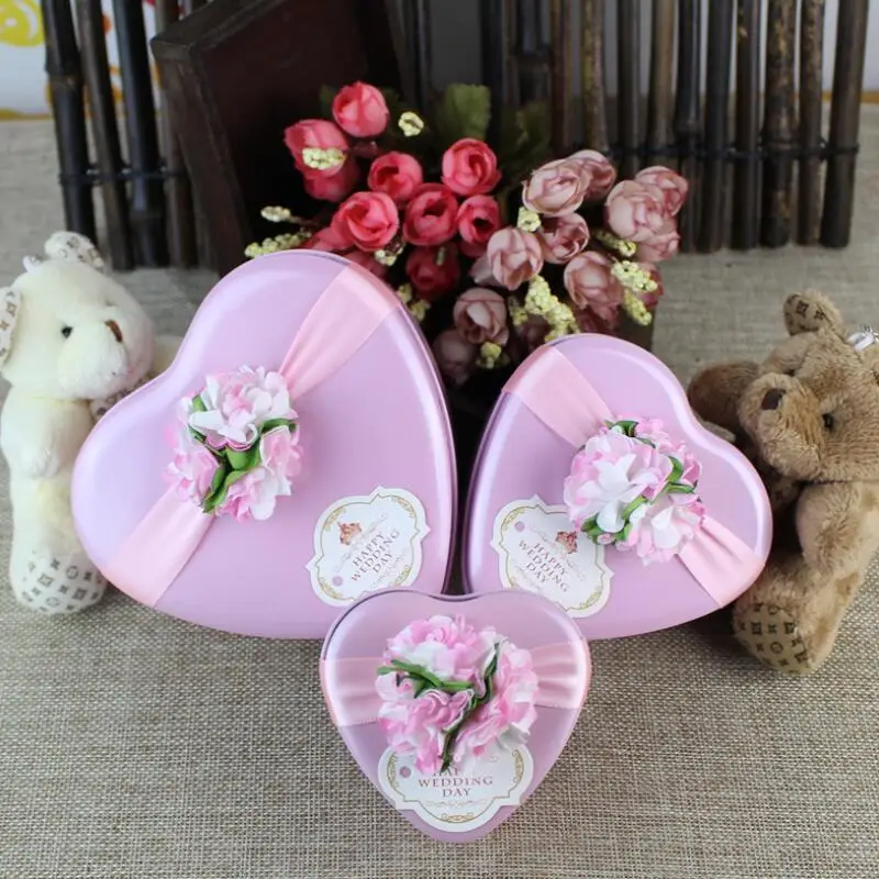 4 шт. Романтическая Свадебная подарочная коробка элегантный белый роскошный