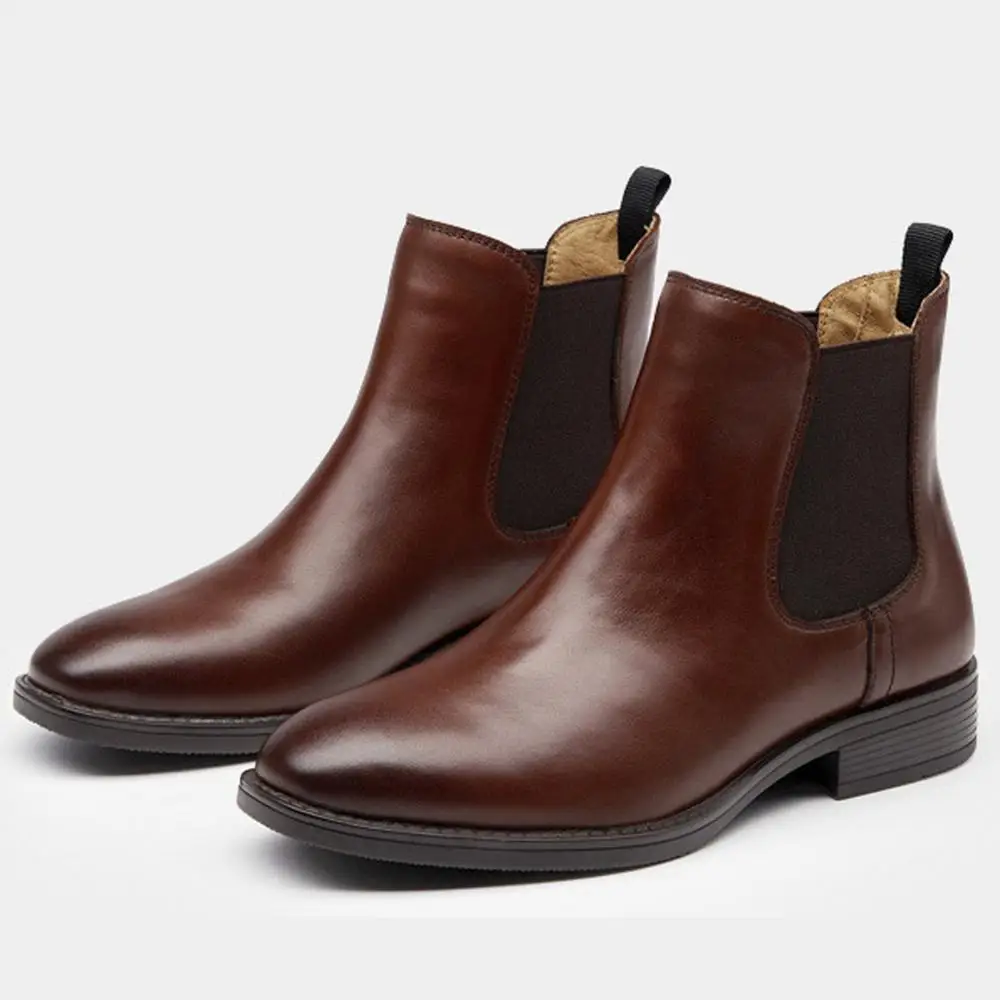 Женские ботинки из натуральной коровьей кожи черные Винтажные на плоской